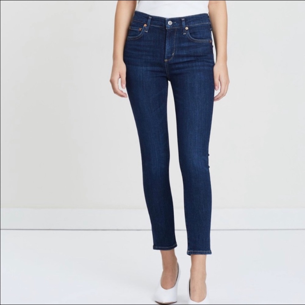 Agolde Sophie high rise crop